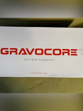GRAVOCORE Branded Box with Bold Red Logo